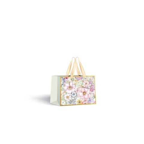 Torba prezentowa GOLD 18x23x10 A5 Interdruk (190g mała pozioma)