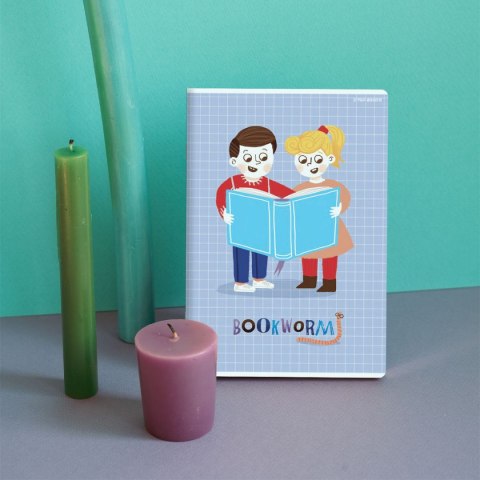 Zeszyt BOOKWORM/RETRO A5 32k. 70g krata Top 2000 (400169402) Zeszyt BOOKWORM/RETRO A5 32k. 70g krata Top 2000 (400169402)