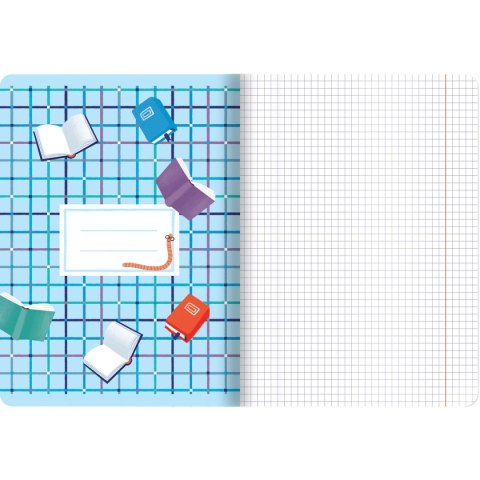 Zeszyt BOOKWORM/RETRO A5 32k. 70g krata Top 2000 (400169402) Zeszyt BOOKWORM/RETRO A5 32k. 70g krata Top 2000 (400169402)