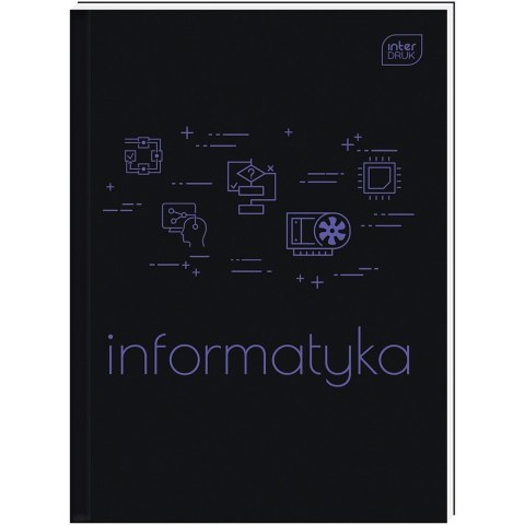 Brulion INFORMATYKA A5 80k. 70g krata Interdruk Brulion INFORMATYKA A5 80k. 70g krata Interdruk