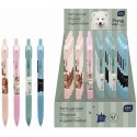 Długopis żelowy PUPPY SIGN zgripem niebieski 0,7mm Interdruk (żelowy)