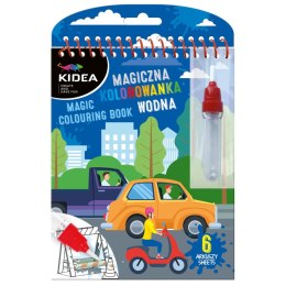 Kolorowanka Pojazdy MAGICZNA WIELORAZOWA KOLOROWANKA WODNA Derform (MWKWOKA)