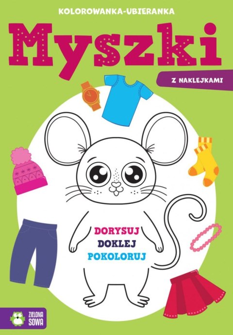 Książeczka edukacyjna Myszki Zielona Sowa Książeczka edukacyjna Myszki Zielona Sowa