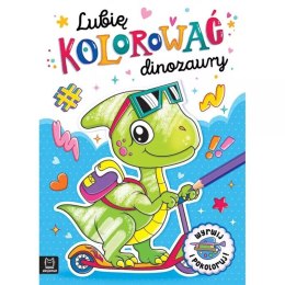 Książka dla dzieci LUBIĘ KOLOROWAĆ DINOZAURY