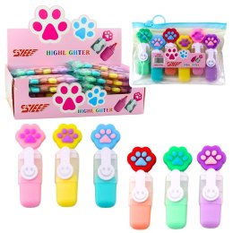 Zakreślacz Zestaw Mini Zakreślacze Z Łapką W Etui Kolorowe mix Lean (22407)