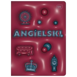 Zeszyt tematyczny HYBRID J.ANGIELSKI A5 60k. 70g krata Interdruk (+pigułka wiedzy)