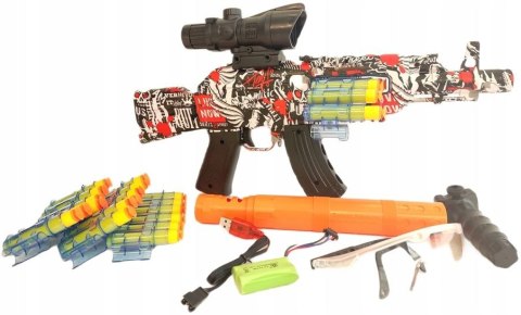 Karabin Ciuciubabka elektryczny AK-47 + luneta + strzałki (Y300226) Karabin Ciuciubabka elektryczny AK-47 + luneta + strzałki (Y300226)