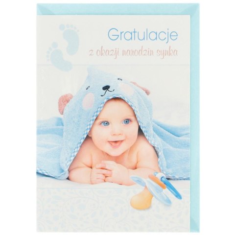 Kartka składana Laurka dziecięca B6 Pol-mak Kartka składana Laurka dziecięca B6 Pol-mak