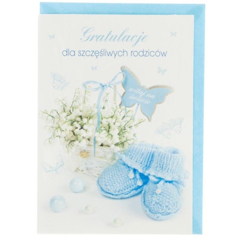 Kartka składana Laurka dziecięca B6 Pol-mak Kartka składana Laurka dziecięca B6 Pol-mak