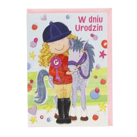 Kartka składana Laurka dziecięca B6 Pol-mak Kartka składana Laurka dziecięca B6 Pol-mak