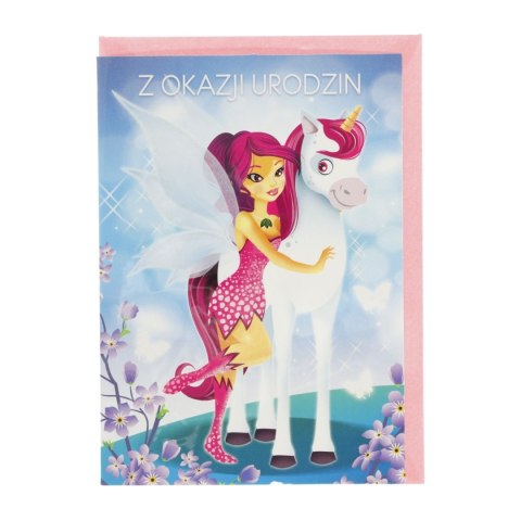 Kartka składana Laurka dziecięca B6 Pol-mak Kartka składana Laurka dziecięca B6 Pol-mak