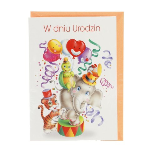 Kartka składana Laurka dziecięca B6 Pol-mak Kartka składana Laurka dziecięca B6 Pol-mak