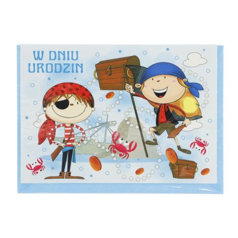 Kartka składana Laurka dziecięca B6 Pol-mak Kartka składana Laurka dziecięca B6 Pol-mak