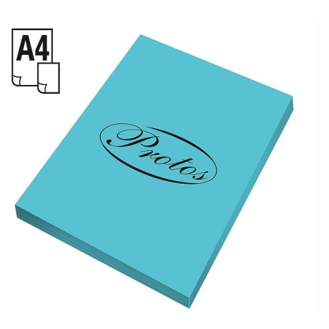 Papier kolorowy Protos A4 turkusowy 160g Papier kolorowy Protos A4 turkusowy 160g