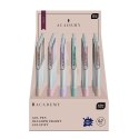 Długopis żelowy PASTEL ACADEMY automatyczny SILKY z gripem niebieski 0,7mm Interdruk (żelowy)