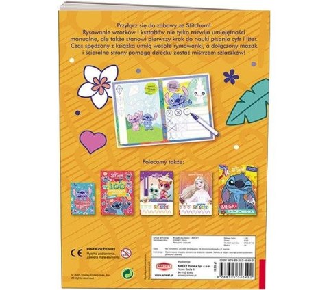 Książeczka edukacyjna Stitch. Rysujemy Szlaczki Ameet (KSS 9115) Książeczka edukacyjna Stitch. Rysujemy Szlaczki Ameet (KSS 9115)