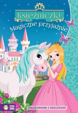 Książeczka edukacyjna Księżniczki. Magiczne przyjaźnie Zielona Sowa