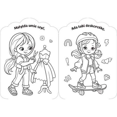 Książka dla dzieci Dla dziewczynek. Moje pasje.