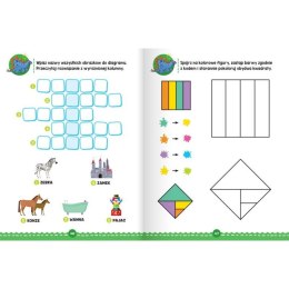 Książka dla dzieci Łamigłówki i krzyżówki. Pomysłowe zadania dla przedszkolaków 5+