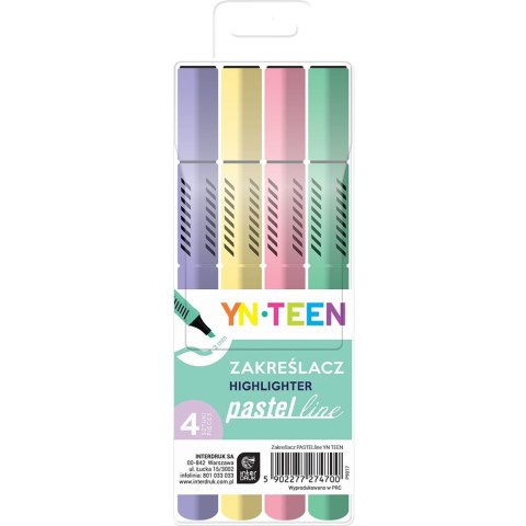 Zakreślacz PASTEL mix 1,0-3,0mm Interdruk (IZAKPAS) Zakreślacz PASTEL mix 1,0-3,0mm Interdruk (IZAKPAS)