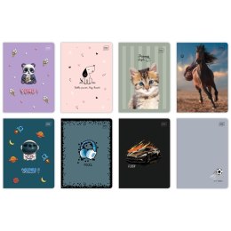 Zeszyt A5 16k. 70g linia kolor Interdruk