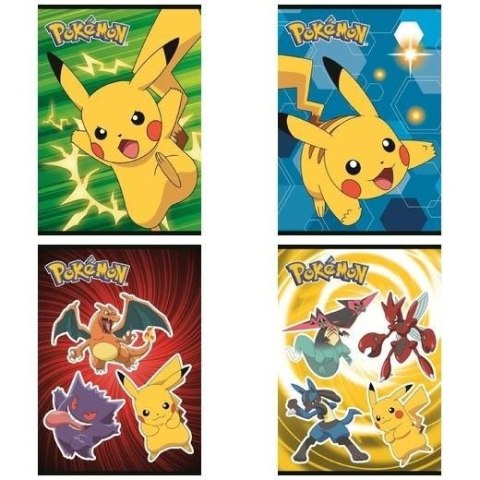 Zeszyt Pokemon A5 16k. 70g krata Unipap Zeszyt Pokemon A5 16k. 70g krata Unipap