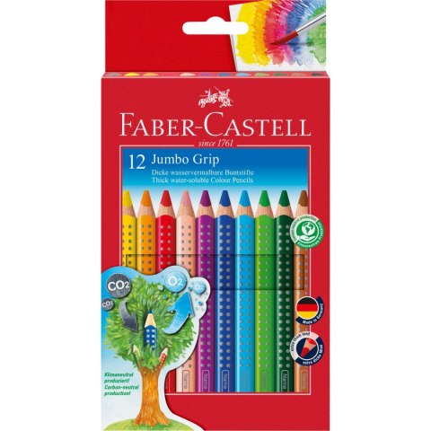 Kredki ołówkowe Jumbo 12 kol. Faber Castell (110912) Kredki ołówkowe Jumbo 12 kol. Faber Castell (110912)