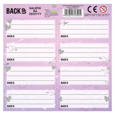 Naklejka na zeszyt Backup 7 Derform (NNZB7A32) Naklejka na zeszyt Backup 7 Derform (NNZB7A32)