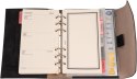 Organizer NABUK MEMOFIX CZARNY [mm:] 145x100 Antra (B6)