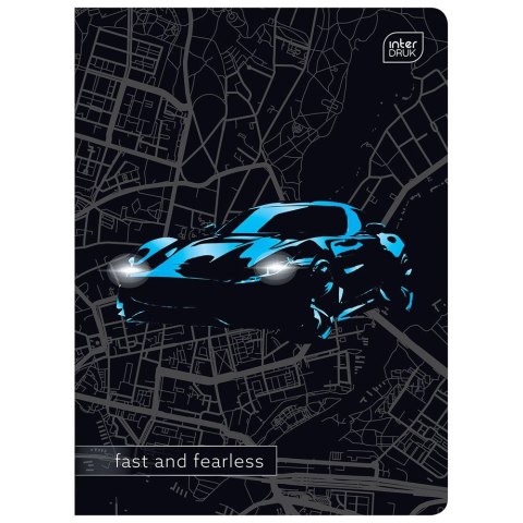 Zeszyt CARS A5 32k. 70g krata Interdruk Zeszyt CARS A5 32k. 70g krata Interdruk