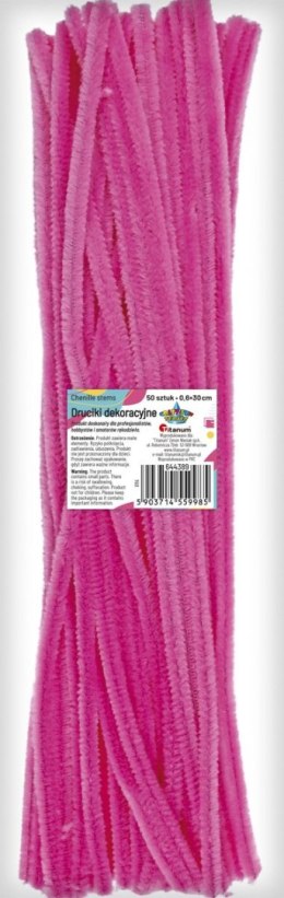 Drucik Craft-Fun Series kreatywny kolor: różowy 300mm 50 szt Titanum (T03)