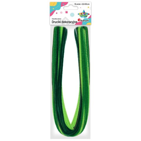 Drucik Craft-Fun Series kreatywny kolor: zielony 500mm 15 szt Titanum (109 20 005)