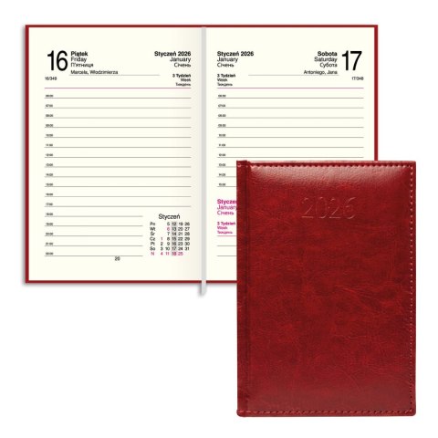 Kalendarz książkowy (terminarz) FIGARO A6 Press (DZIENNY) Kalendarz książkowy (terminarz) FIGARO A6 Press (DZIENNY)