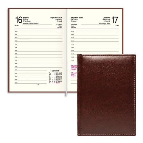 Kalendarz książkowy (terminarz) FIGARO A6 Press (DZIENNY) Kalendarz książkowy (terminarz) FIGARO A6 Press (DZIENNY)