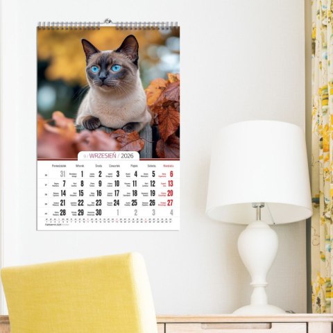 Kalendarz ścienny 16 stron wieloplanszowy A3 Press (KOTY) Kalendarz ścienny 16 stron wieloplanszowy A3 Press (KOTY)