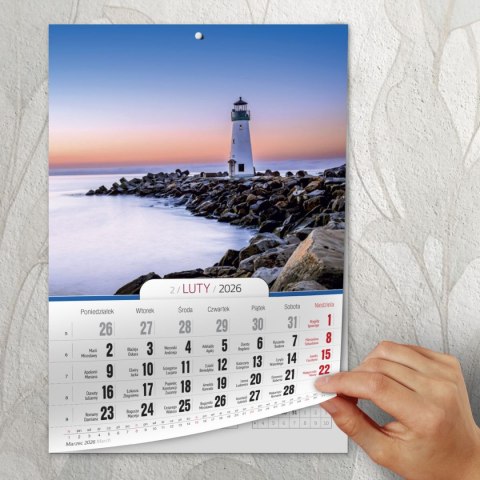 Kalendarz ścienny A4 PEJZAŻE A4 Press (5904830713459) Kalendarz ścienny A4 PEJZAŻE A4 Press (5904830713459)