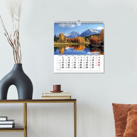 Kalendarz ścienny BARWY NATURY 33x33 330mm x 330mm Press Kalendarz ścienny BARWY NATURY 33x33 330mm x 330mm Press