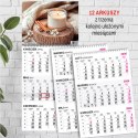 Kalendarz ścienny KAWA 310mm x 790mm Press Kalendarz ścienny KAWA 310mm x 790mm Press