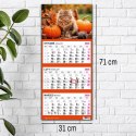 Kalendarz ścienny KOT 310mm x 790mm Press
