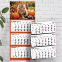 Kalendarz ścienny KOT 310mm x 790mm Press