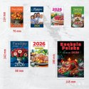 Kalendarz ścienny ZDZIERAK KUCHNIA POLSKA A6 Press Kalendarz ścienny ZDZIERAK KUCHNIA POLSKA A6 Press