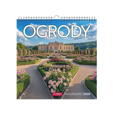 Kalendarz ścienny ogrody 33x33 330mm x 330mm Press Kalendarz ścienny ogrody 33x33 330mm x 330mm Press