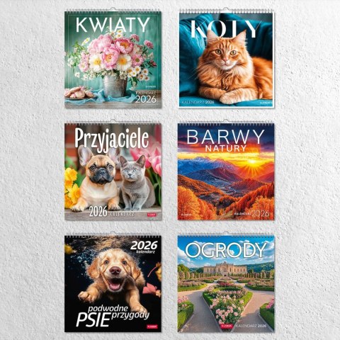 Kalendarz ścienny ogrody 33x33 330mm x 330mm Press Kalendarz ścienny ogrody 33x33 330mm x 330mm Press