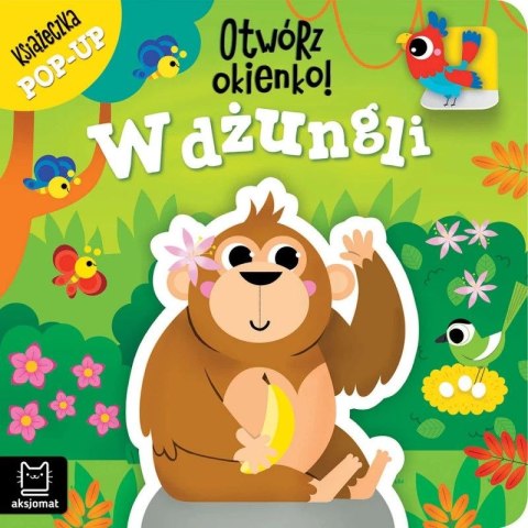 Książka dla dzieci Otwórz okienko! W dżungli. Aksjomat Książka dla dzieci Otwórz okienko! W dżungli. Aksjomat