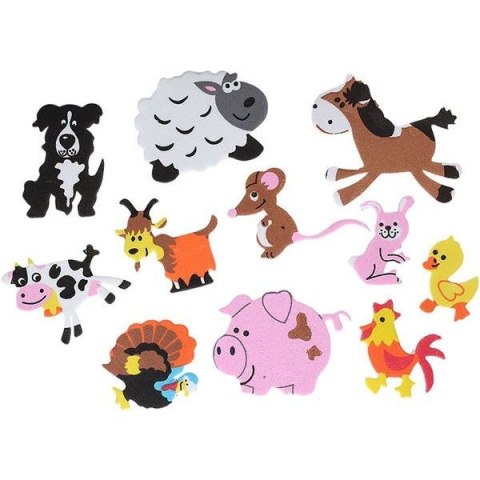 Ozdoba piankowa Craft-Fun Series zwierzęta zagrodowe Titanum (16077A) Ozdoba piankowa Craft-Fun Series zwierzęta zagrodowe Titanum (16077A)