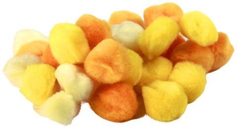 Pompony Craft-Fun Series żółte 30 szt Titanum (21004)