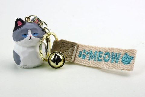 Brelok kot, mix kolorów pakowany po 1 szt.