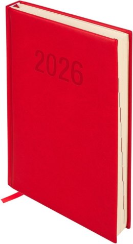 Kalendarz książkowy (terminarz) 2026 COLOROFIX DNS A5 Antra (CZERWONY)