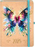 Kalendarz książkowy (terminarz) 2026 KRAFT TNS A5 Antra (MOTYL)