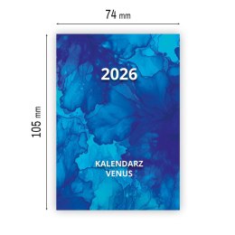Kalendarz książkowy (terminarz) VENUS A7 Press